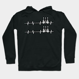 Music Pulse Heartbeat Notes Hoodie